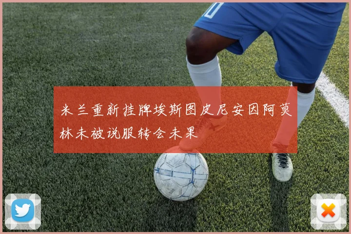 米兰重新挂牌埃斯图皮尼安因阿莫林未被说服转会未果